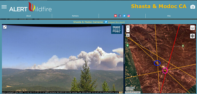 2021-08-30 Wildfire Cam Triangulation