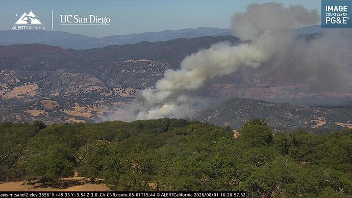 Felize fire Mt_Sanel2_8-1-26 4pm