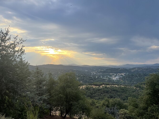 July sun & clouds